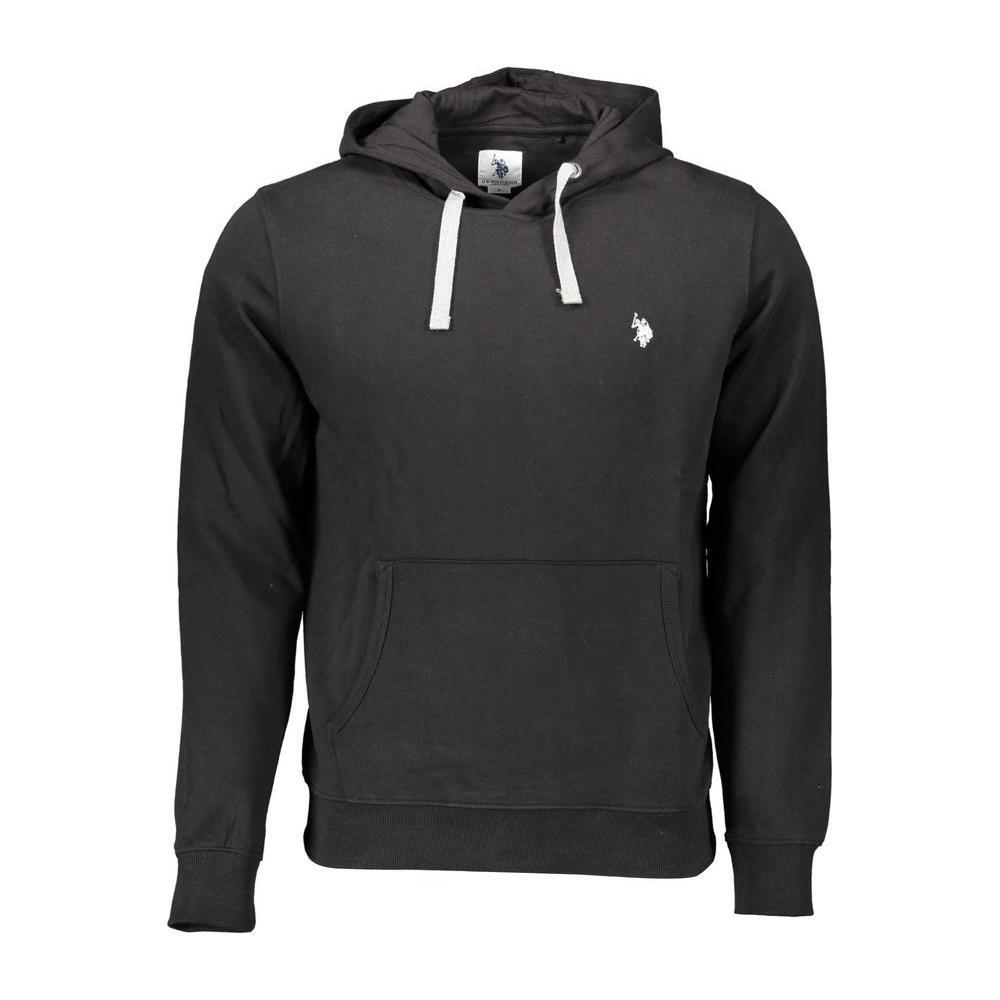 U.S. POLO ASSN. Black Cotton Men Sweater US-9354-XXL