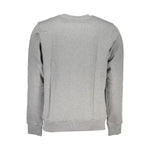 Calvin Klein Classic Gray Crew Neck Sweatshirt with Logo CA-26122-XXL