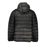 Tommy Hilfiger Elegant Black Hooded Jacket TO-27361-XL