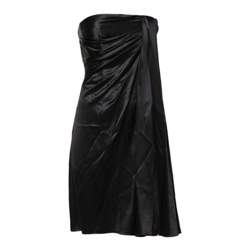 Dolce & Gabbana Black Strapless Sheath A-line Mini Dress