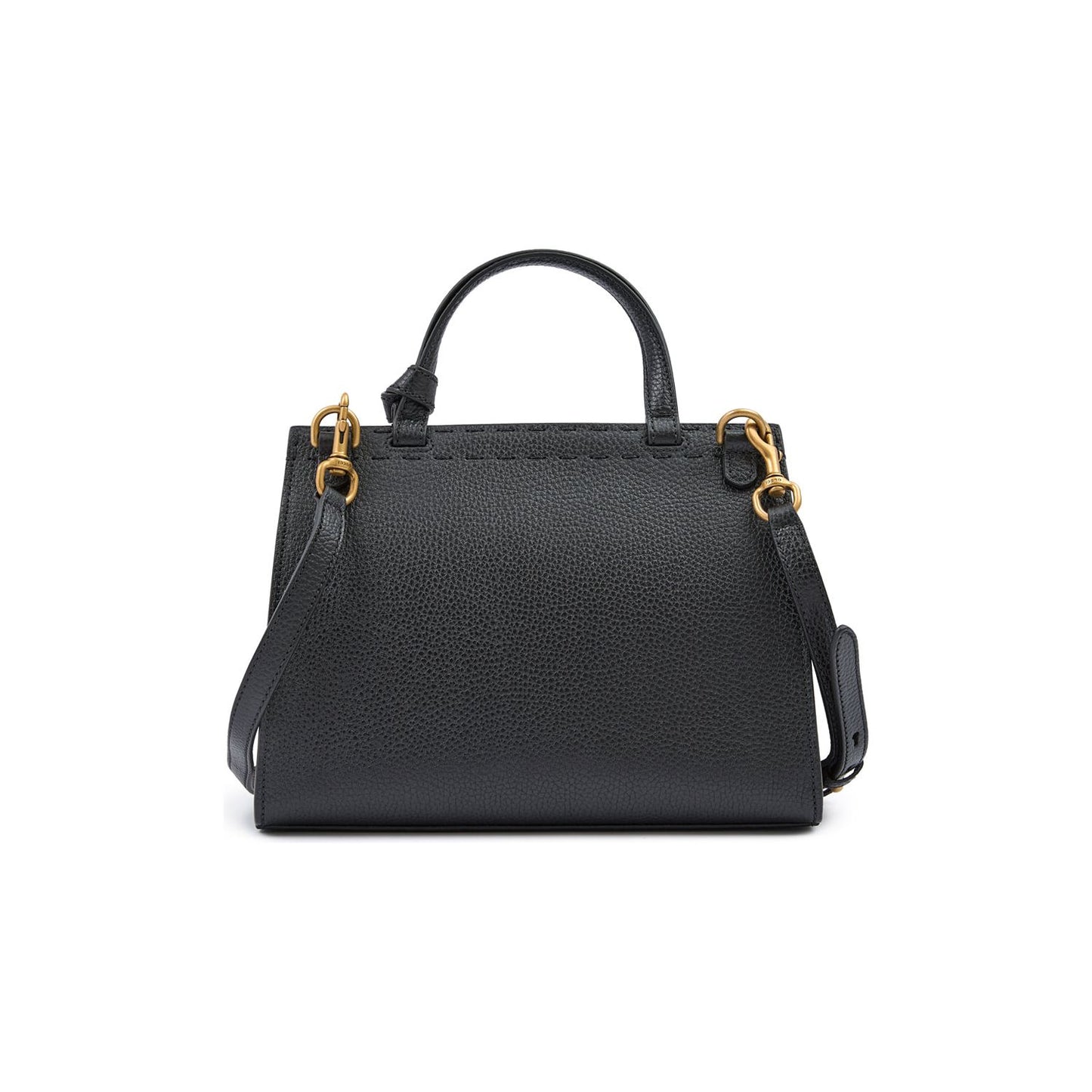 Gucci Black Leather GG Marmont Handbag