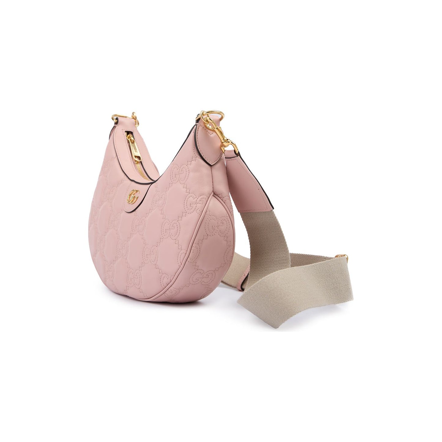 Gucci Light Pink Leather Shoulder Bag