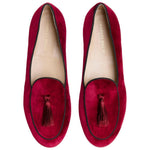 Charles Philip Red Velvet Loafer CH-15395-EU45/US12