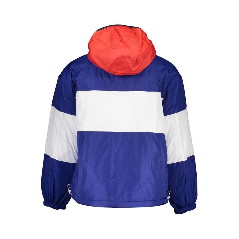 Tommy Hilfiger Blue Polyester Men's Reversible Jacket TO-26254-S