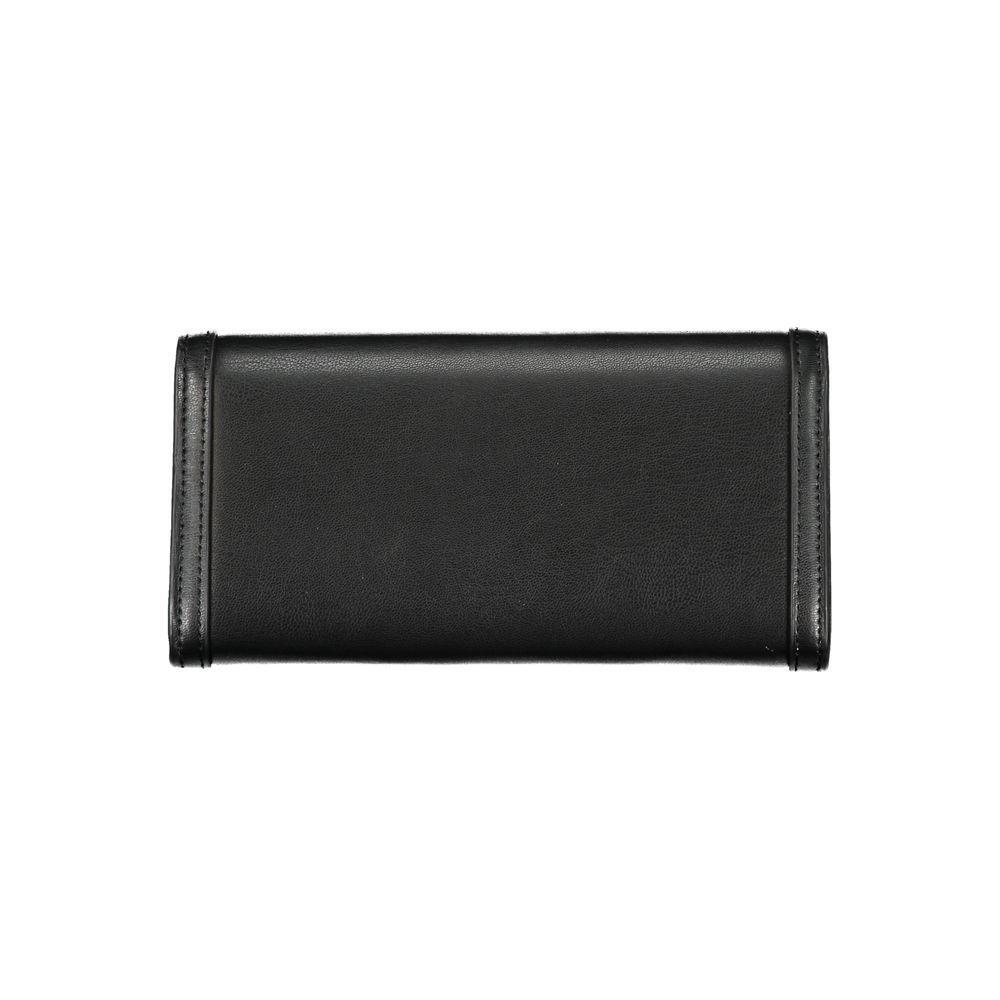 Tommy Hilfiger Elegant Black Dual-Compartment Wallet TO-27165
