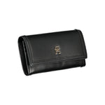 Tommy Hilfiger Elegant Black Dual-Compartment Wallet TO-27165