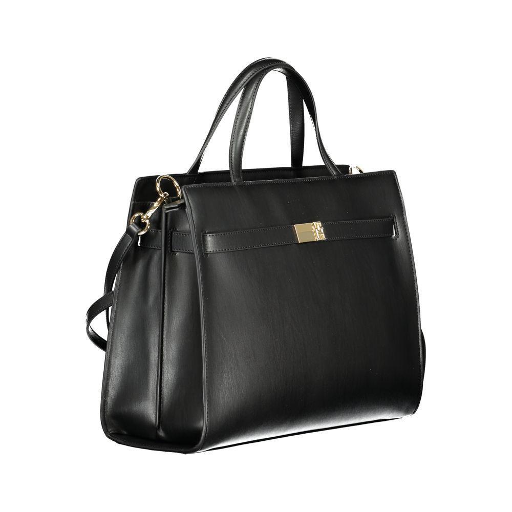 Tommy Hilfiger Black Polyethylene Women Handbag TO-36338