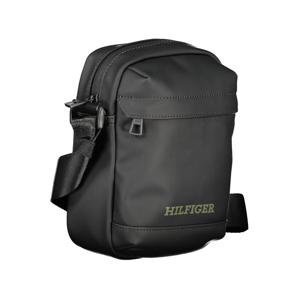 Tommy Hilfiger Black Polyethylene Shoulder Bag TO-32190