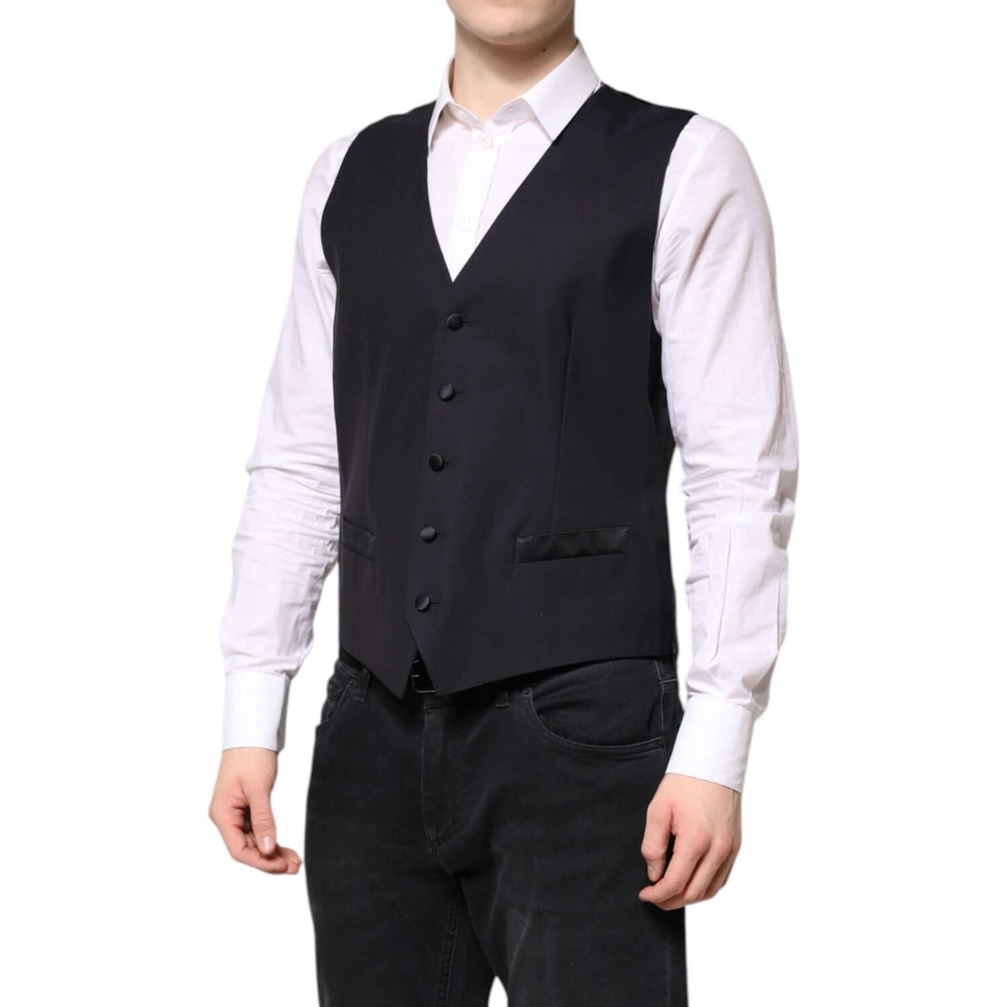 Dolce & Gabbana Dark Blue MARTINI Wool Suit 2 Piece Jacket KOS2343-50