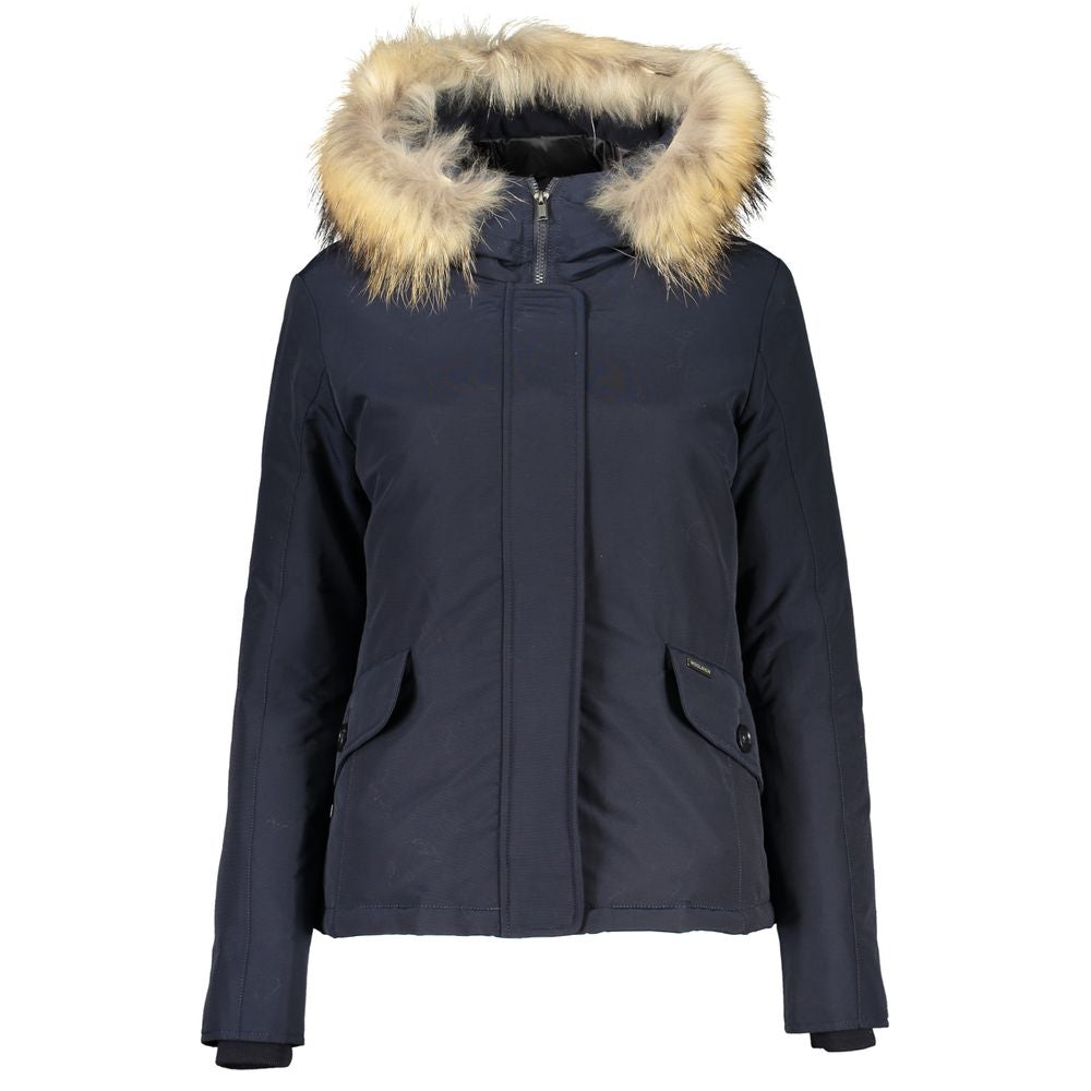 Woolrich Blue Cotton Jackets & Coat WO-24339-L