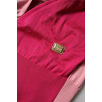 Dolce & Gabbana Pink Short Sleeves Buttoned Ascot Collar Top TSH87618-40