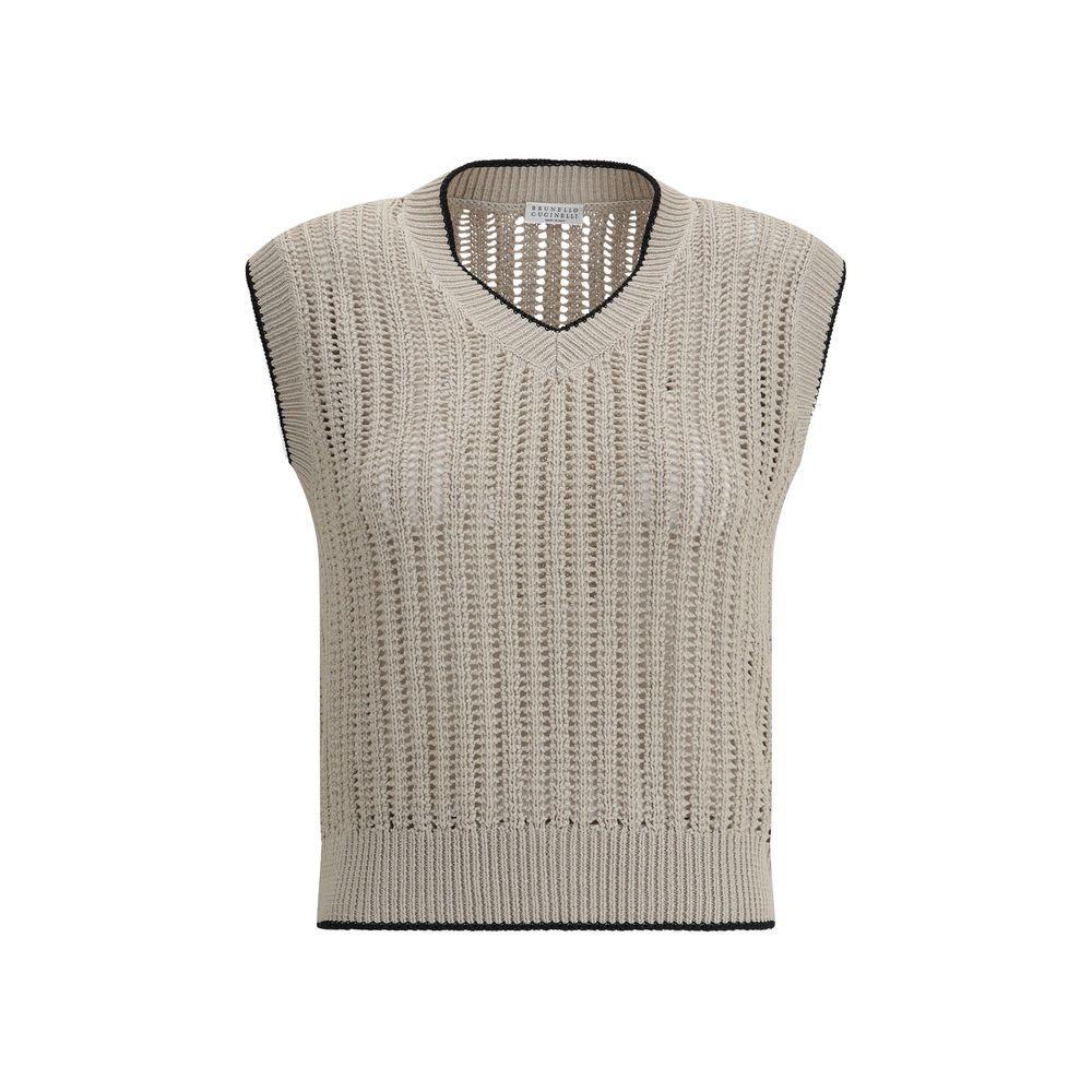 Brunello Cucinelli Knitted Vest BR-MSB582002C9731-L