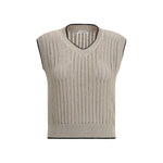 Brunello Cucinelli Knitted Vest BR-MSB582002C9731-L