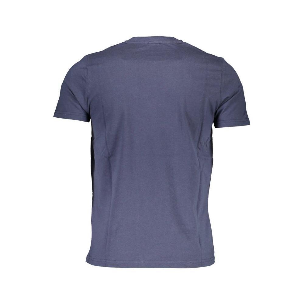 North Sails Blue Cotton Men T-Shirt