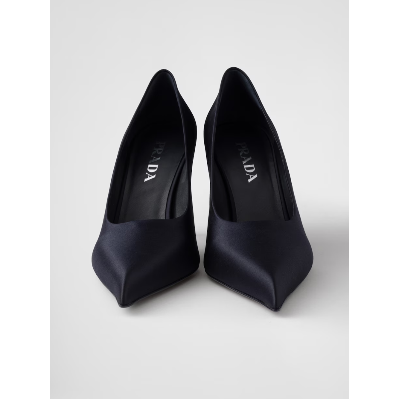 Prada Blue Satin Pumps 1I484N_049_F0008_F_A085_37