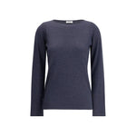 Brunello Cucinelli Long-sleeved lurex Top BR-M41800008PC7186-M