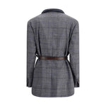 Brunello Cucinelli Prince of Wales pattern Blazer BR-MG5227391PC4227-IT44 | L