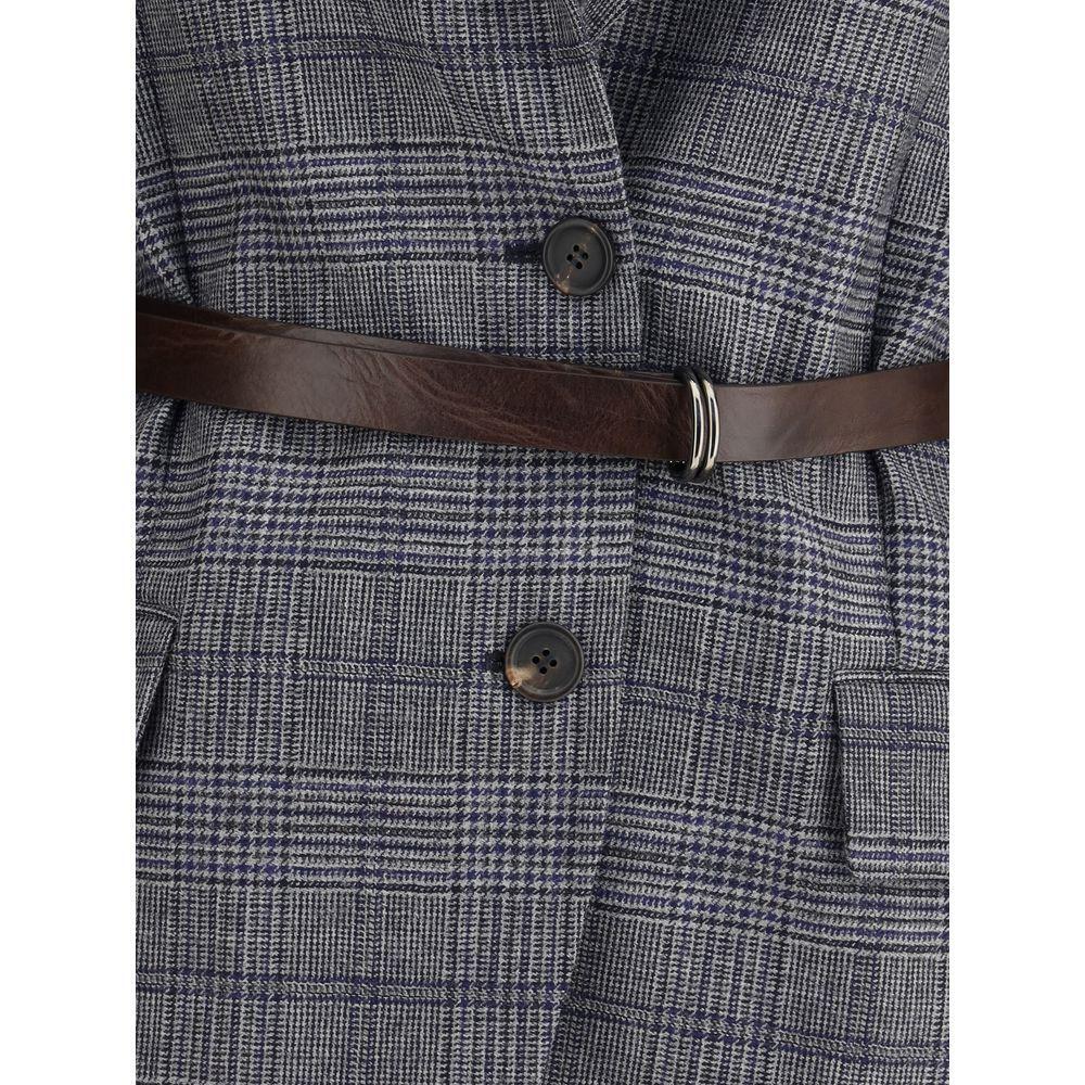 Brunello Cucinelli Prince of Wales pattern Blazer BR-MG5227391PC4227-IT44 | L