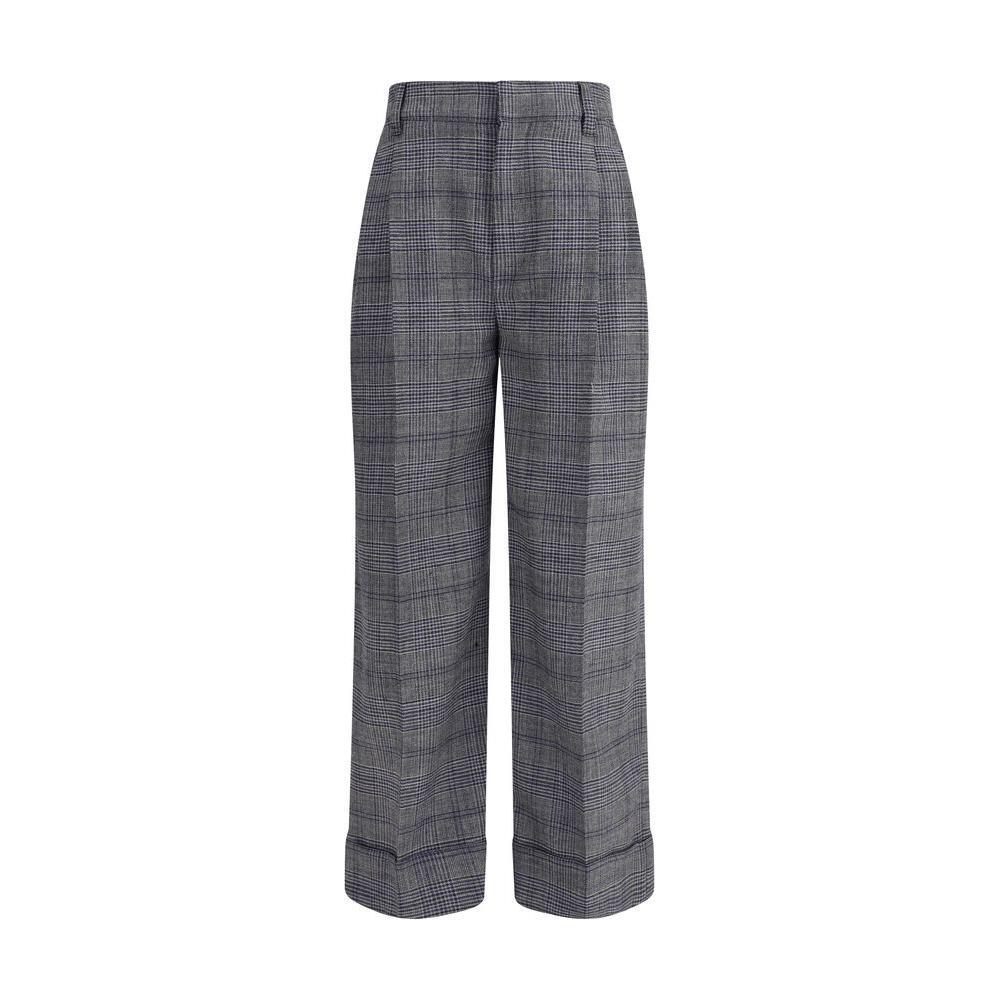 Brunello Cucinelli Prince of Wales patterned Pants BR-MP522P9017C4227-IT42 | L
