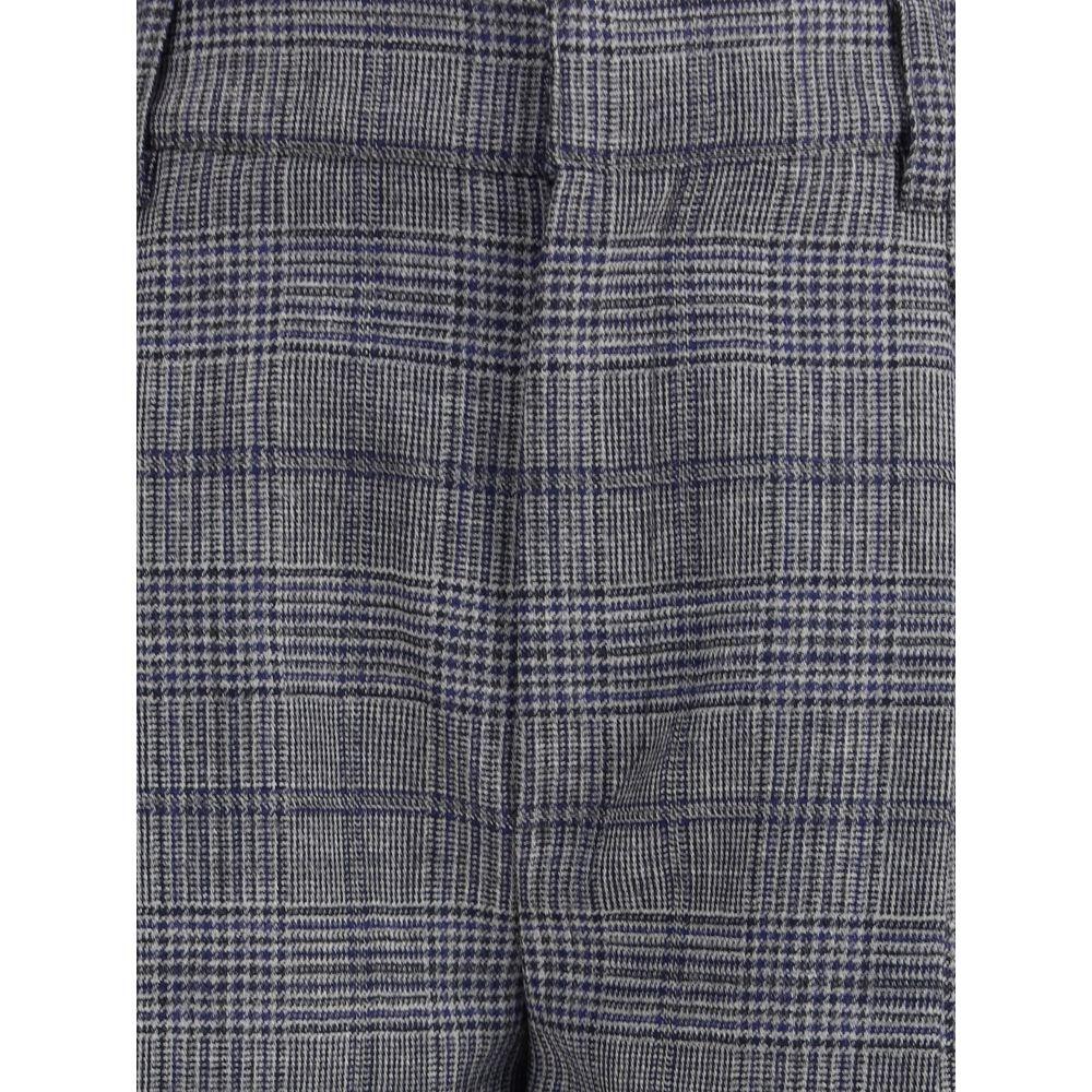 Brunello Cucinelli Prince of Wales patterned Pants BR-MP522P9017C4227-IT42 | L