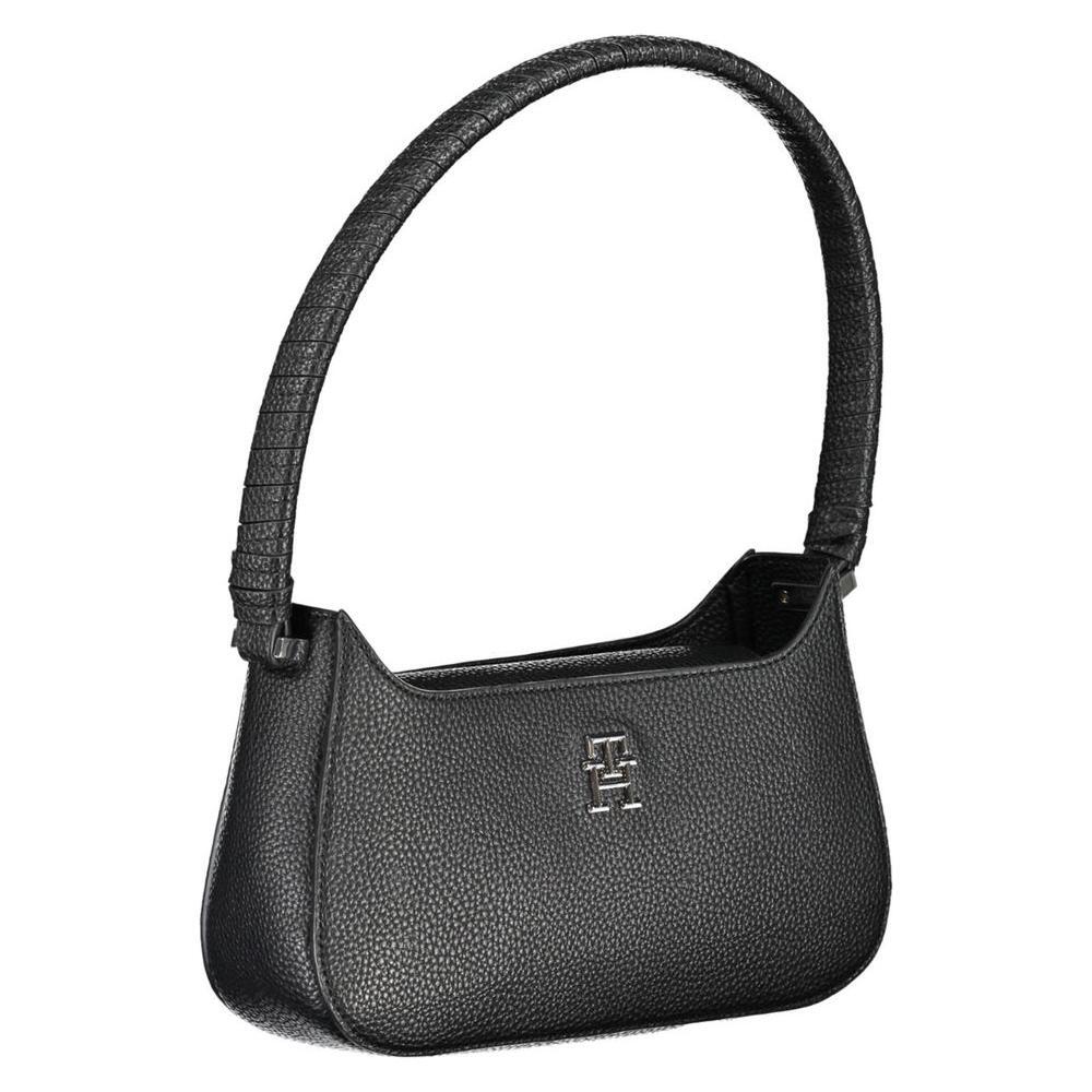 Tommy Hilfiger Black Polyethylene Handbag TO-26320