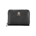 Tommy Hilfiger Black Polyethylene Women Wallet TO-26334