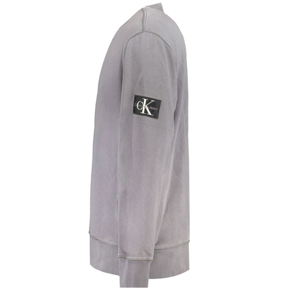 Calvin Klein Brown Cotton Men Sweater CA-30527-S