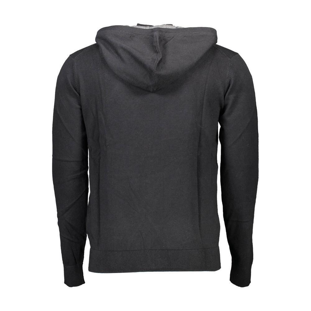 U.S. POLO ASSN. Black Cotton Mens Cardigan