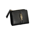 Tommy Hilfiger Sleek Black Zip Wallet with Coin Purse TO-27150