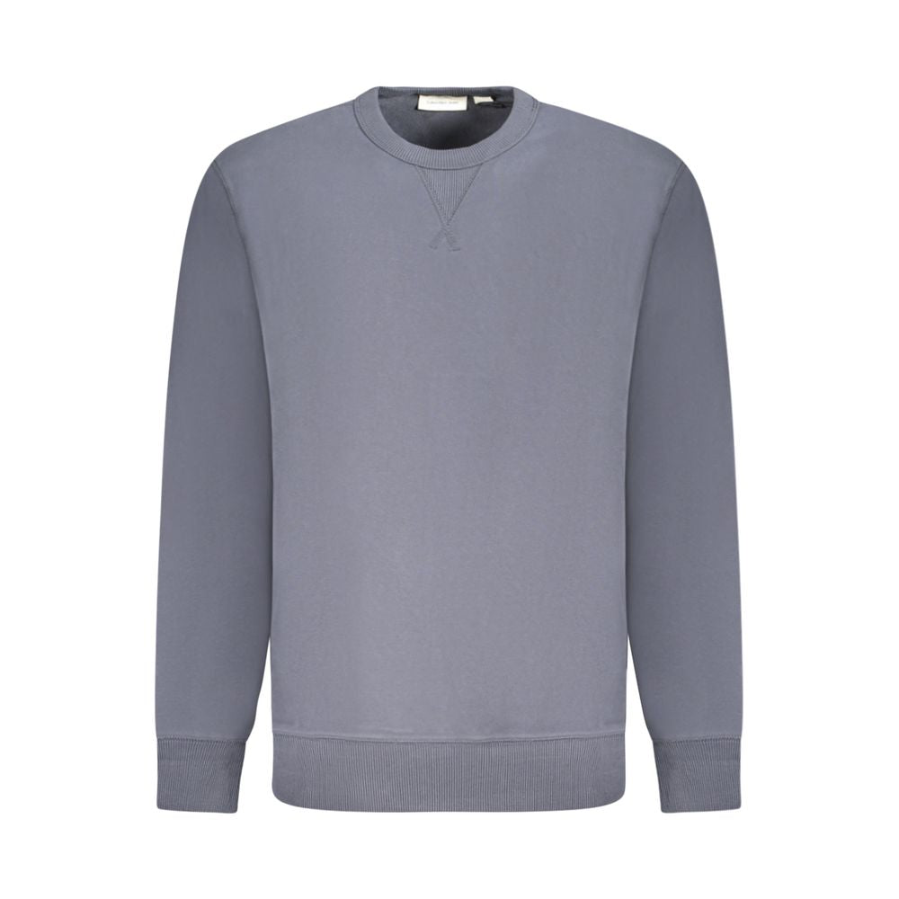 Calvin Klein Blue Cotton Men Sweater CA-33803-S