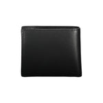 Tommy Hilfiger Sleek Black Leather Wallet for the Modern Man TO-27189
