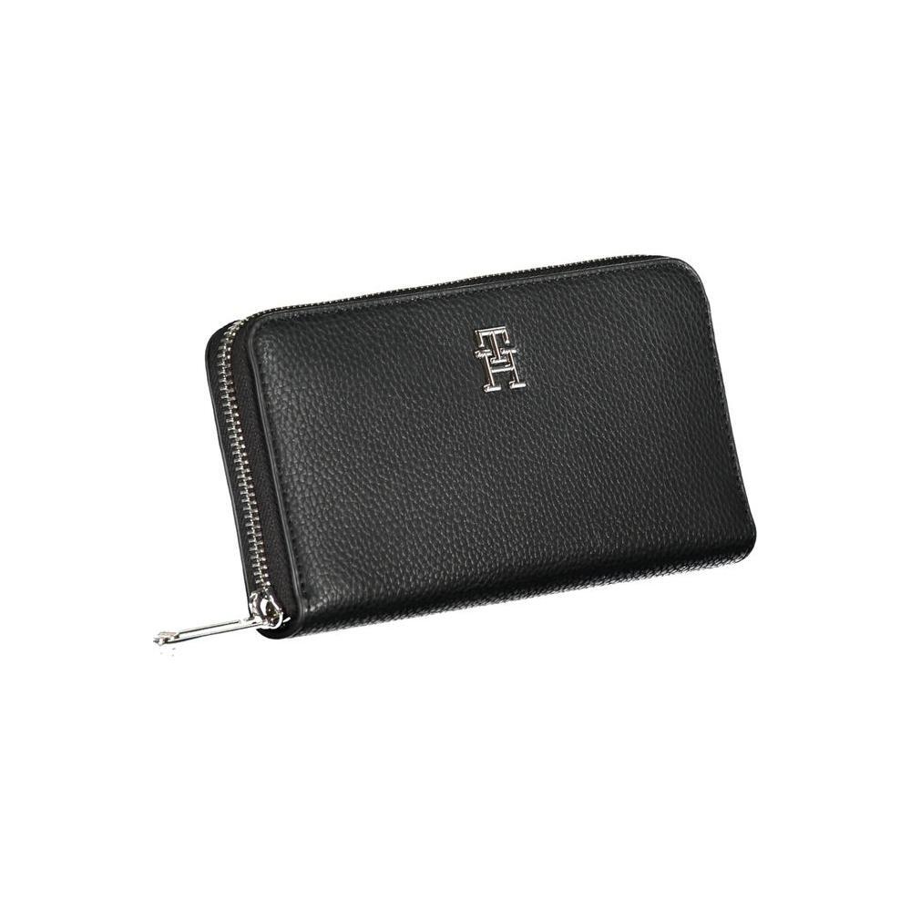 Tommy Hilfiger Sleek Black Multipurpose Wallet TO-27506