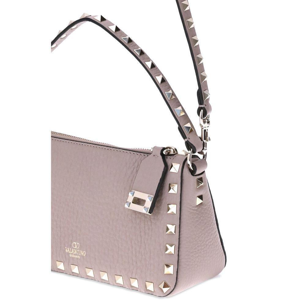 Valentino Garavani Rockstud Zip-Up Shoulder Bag VA7W2B0J47VSFP45BB