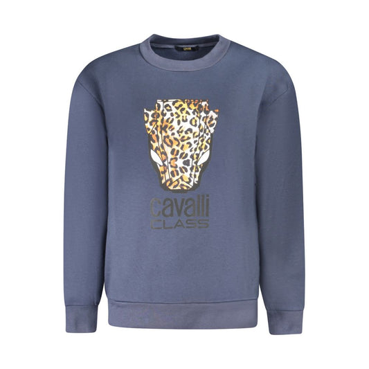 Cavalli Class Blue Cotton Women Sweater