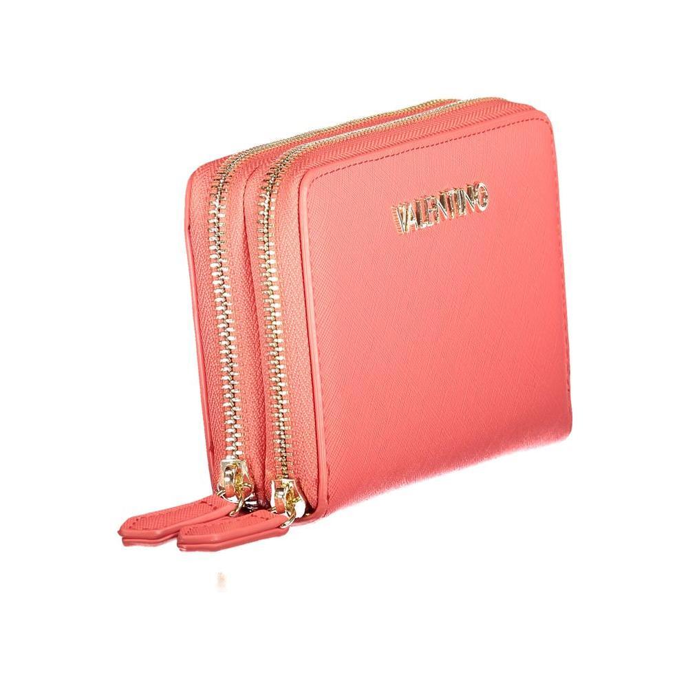 Mario Valentino Pink Polyethylene Wallet