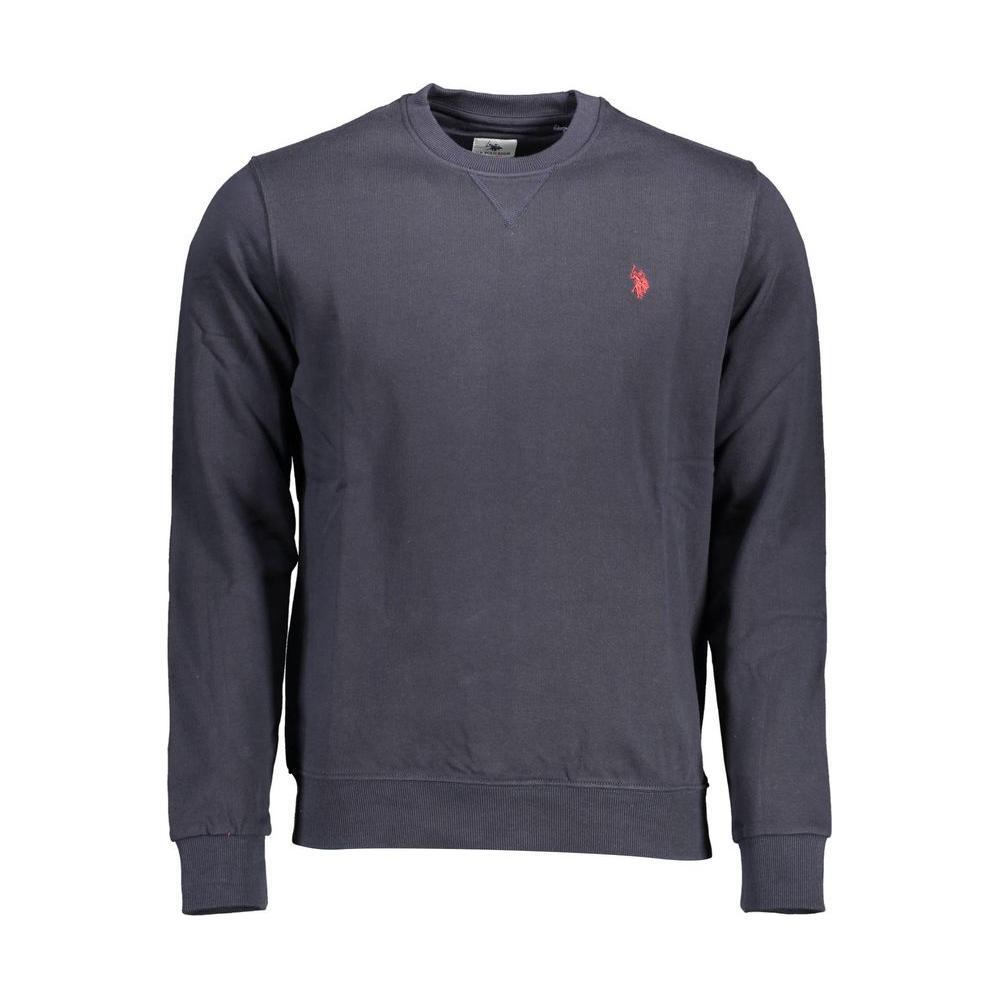 U.S. POLO ASSN. Blue Cotton Men Sweater US-16974-XL
