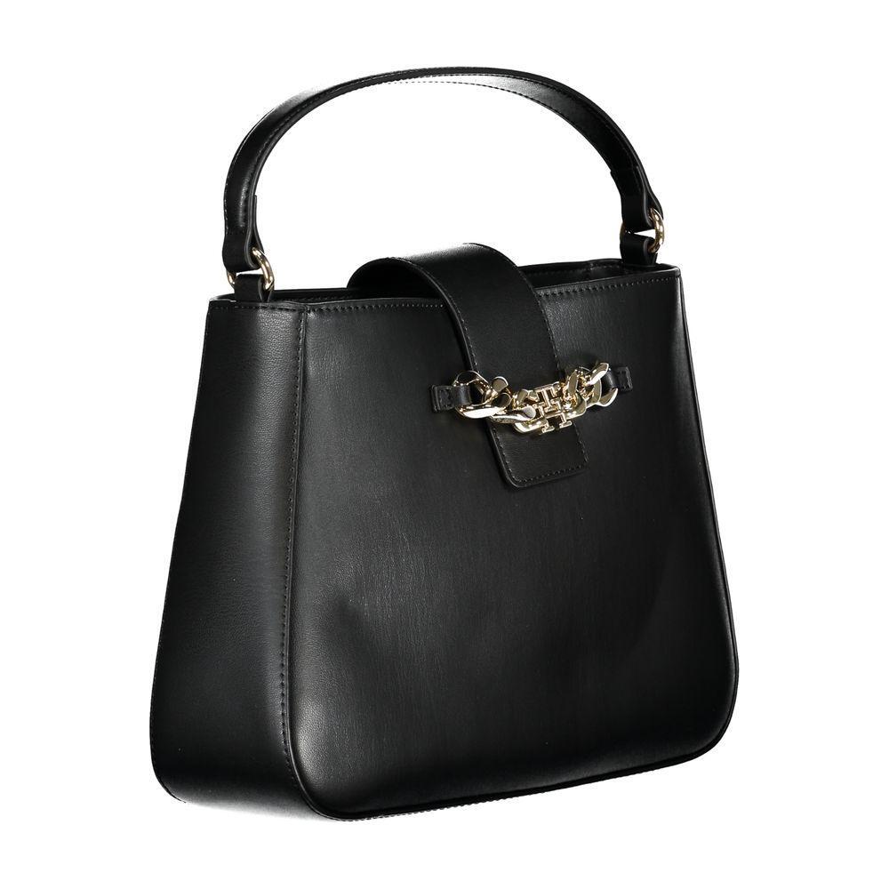 Tommy Hilfiger Black Polyethylene Handbag TO-27510