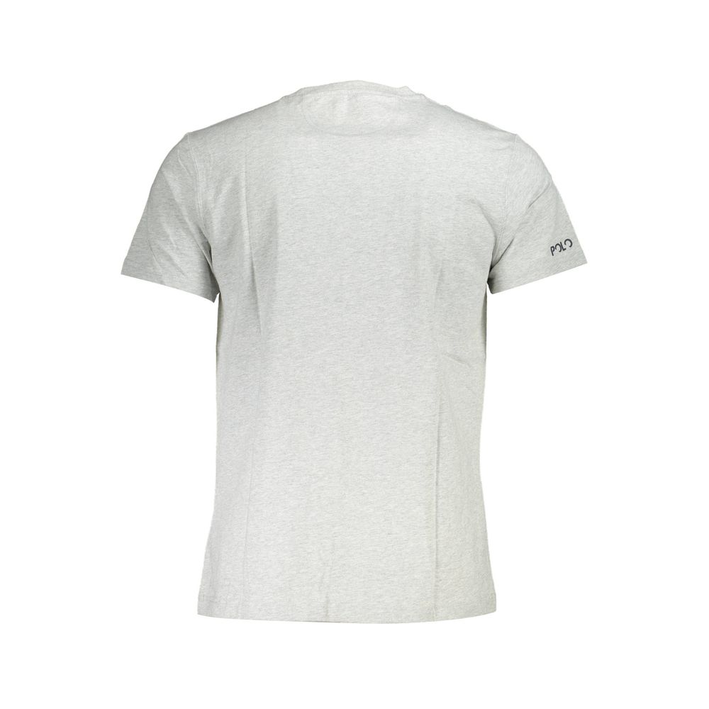 Rear view of La Martina Brown Cotton Men T-Shirt showcasing quality material and design.