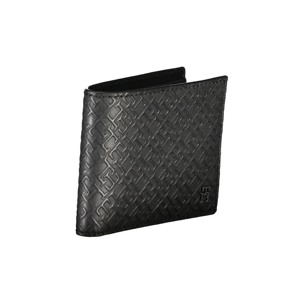 Tommy Hilfiger Elegant Leather Double Card Wallet with Contrast Details TO-27184