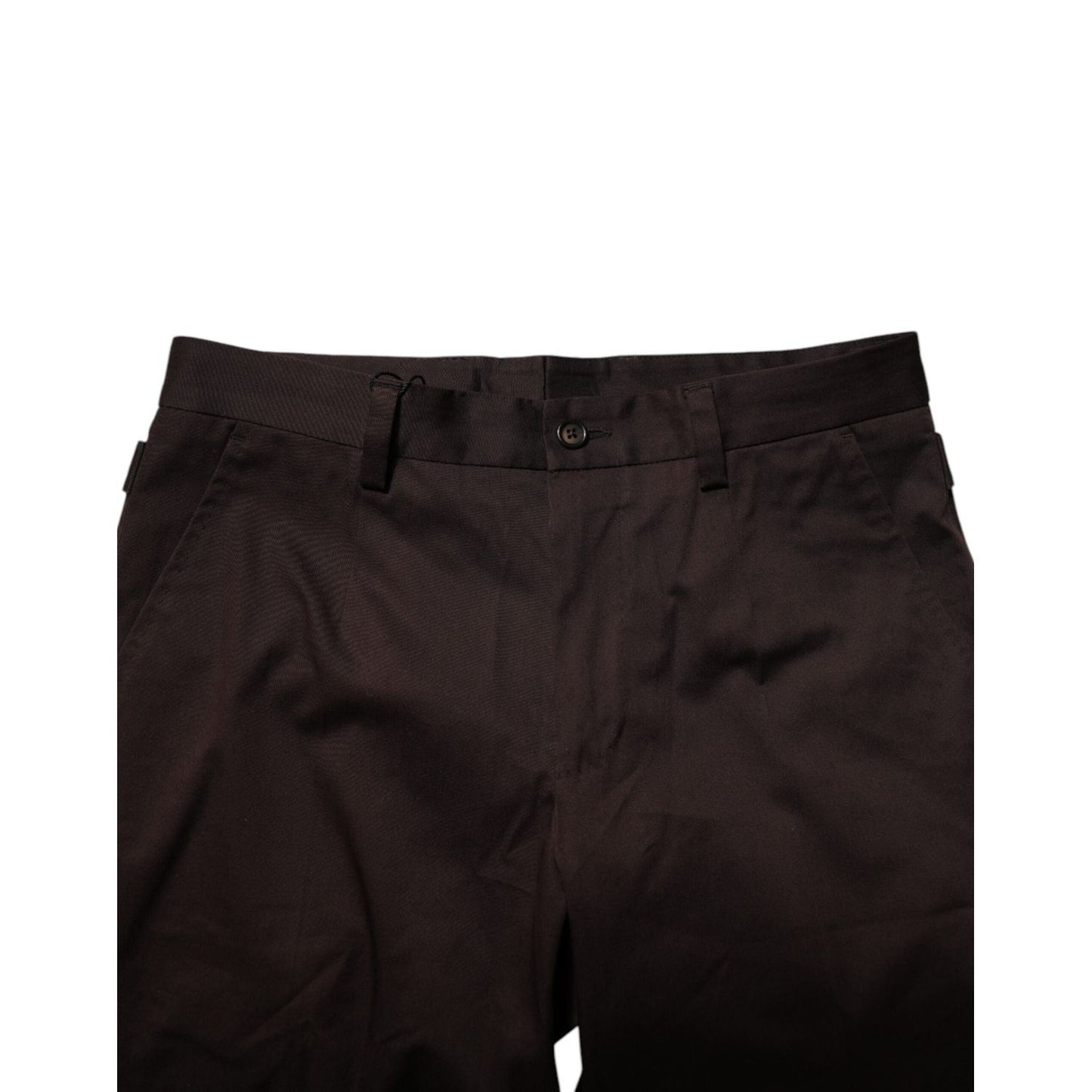 Dolce & Gabbana Brown Cotton Formal Dress Pants PAN76462-44