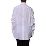 Dolce & Gabbana White Rhinestone Embellish Long Sleeves Top TSH906739-46