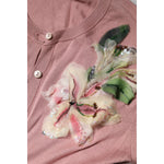Dolce & Gabbana Pink Silk Knit Button Down Cardigan Sweater TSH906756-38