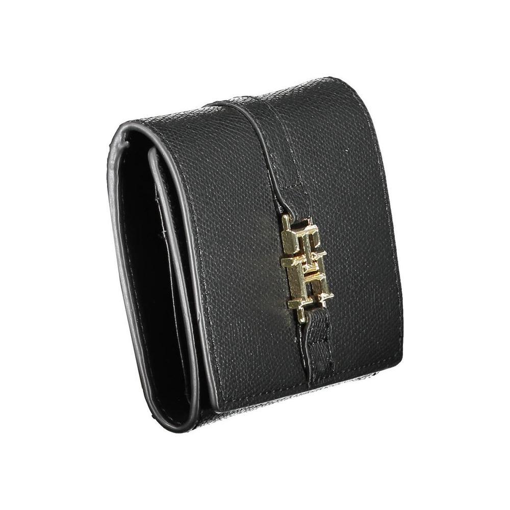 Tommy Hilfiger Black Polyethylene Wallet TO-16793