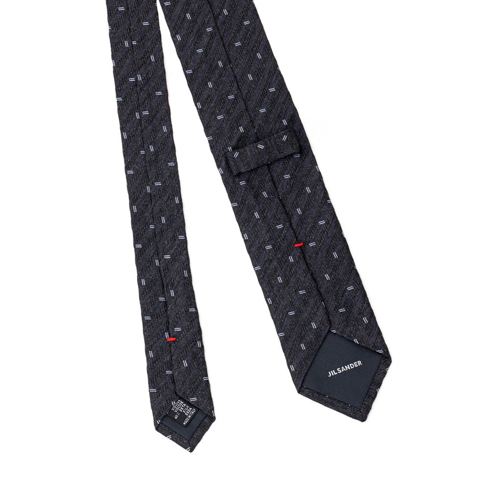 Jil Sander Gray Silk Ties & Bowty JISA-9095662
