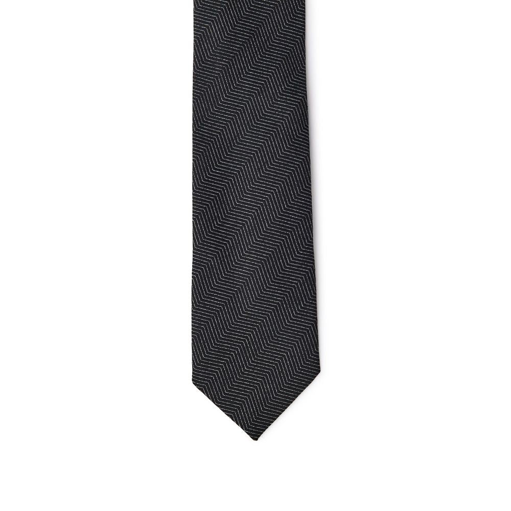 Jil Sander Black Silk Ties & Bowty JISA-9084676