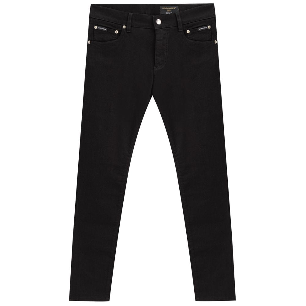 Dolce & Gabbana Black Cotton Jeans Denim DO-8362676-IT48 | M