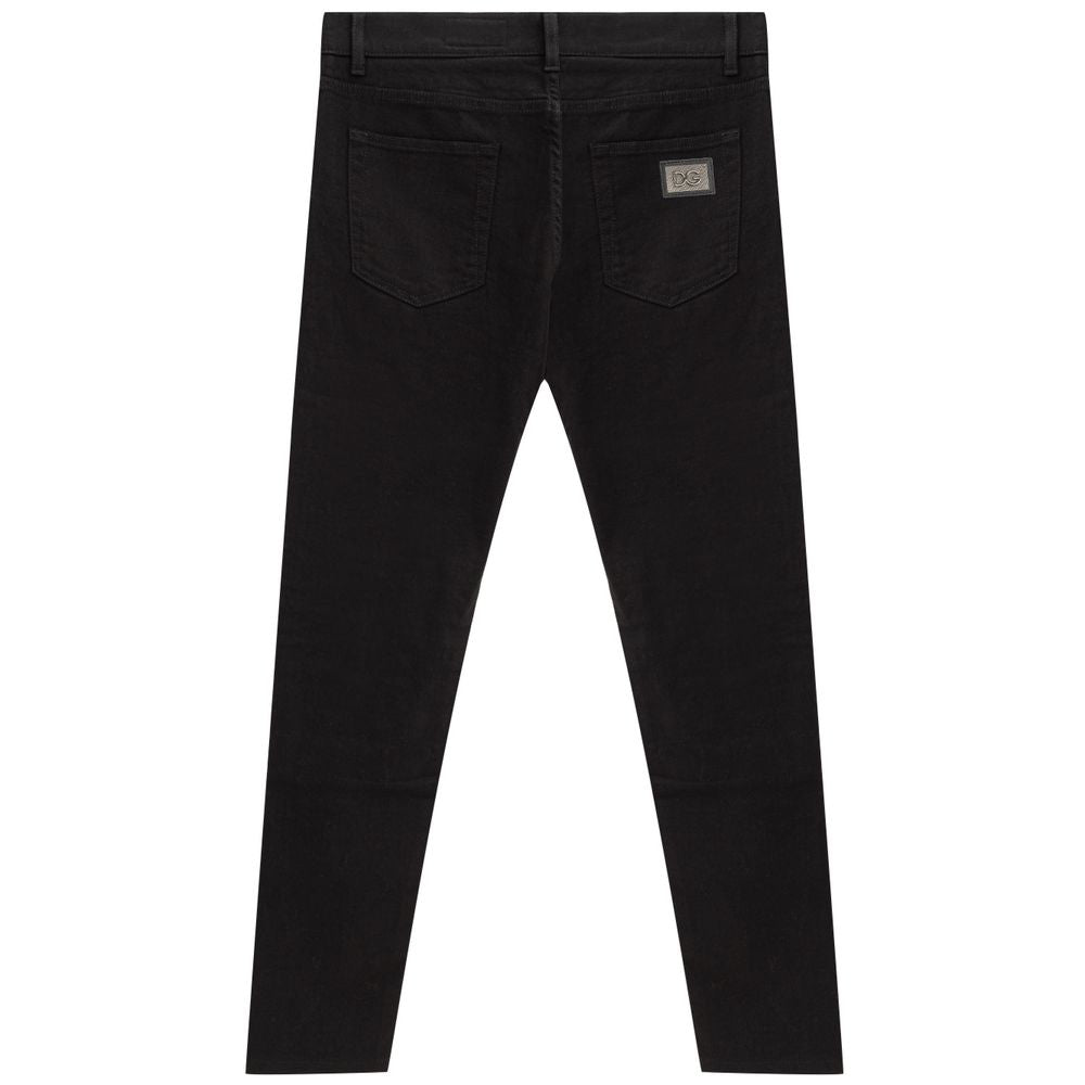 Dolce & Gabbana Black Cotton Jeans Denim DO-8362676-IT48 | M