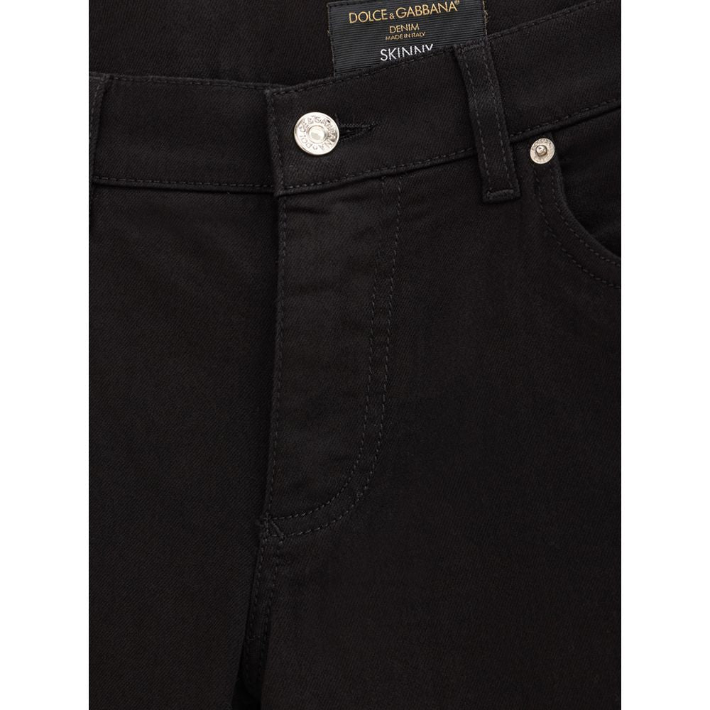 Dolce & Gabbana Black Cotton Jeans Denim DO-8362676-IT48 | M