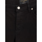 Dolce & Gabbana Black Cotton Jeans Denim DO-8362676-IT48 | M
