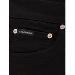 Dolce & Gabbana Black Cotton Jeans Denim DO-8362676-IT48 | M